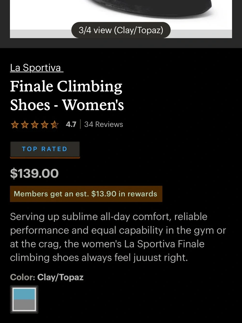 La Sportiva Women's Finale Climbing Shoe
